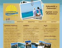 Tablet Screenshot of apartmani-mediteran.com